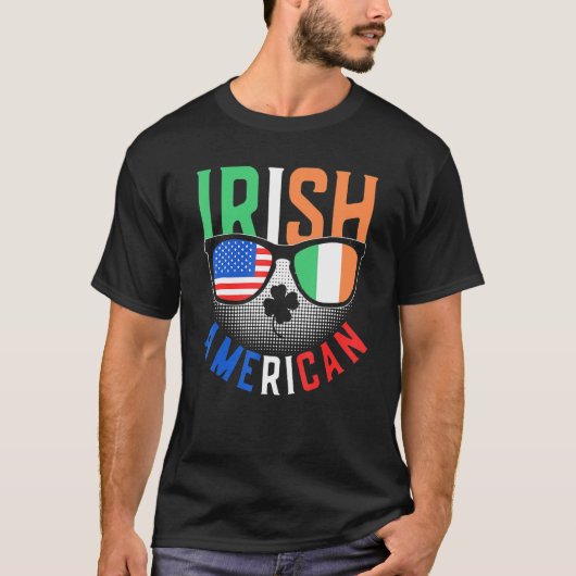 Irish American Ireland Family Roots Us Usa America Tシャツ (正面)