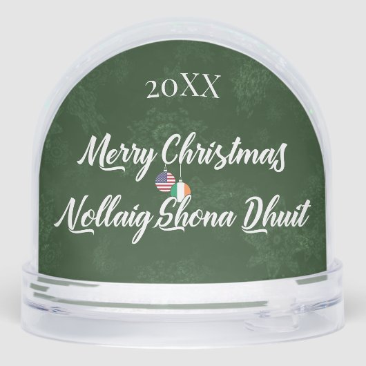 Irish American Merry Christmas Nollaig Shona Dhuit (裏面)