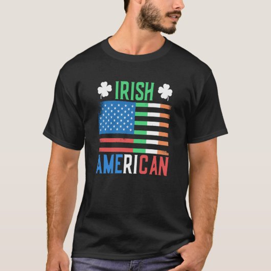 Irish American St Patricks Day Ireland Green Team  Tシャツ (正面)