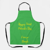 Irish Apron Saint Patrick's Day エプロン (正面)