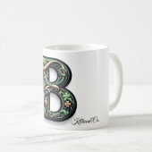 Irish B Monogram Mug コーヒーマグカップ (正面右)