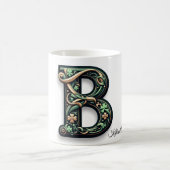 Irish B Monogram Mug コーヒーマグカップ (中央)