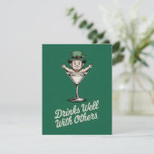 Irish Bar Humor St Patricks Day Card シーズンカード (スタンド正面)