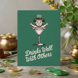 Irish Bar Humor St Patricks Day Card シーズンカード