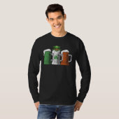 Irish Beer Ireland Flag St Patricks Day Beer  Men  Tシャツ (正面フル)