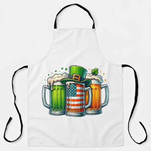 Irish Beer Ireland St Patricks Day Drinking Party エプロン (正面)
