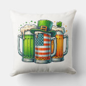 Irish Beer Ireland St Patricks Day Drinking Party クッション (裏面)