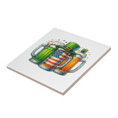 Irish Beer Ireland St Patricks Day Drinking Party タイル (側面)