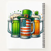 Irish Beer Ireland St Patricks Day Drinking Party ノートブック (裏面)