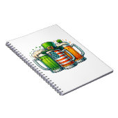 Irish Beer Ireland St Patricks Day Drinking Party ノートブック (右側)