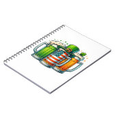 Irish Beer Ireland St Patricks Day Drinking Party ノートブック (左側)