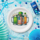 Irish Beer Ireland St Patricks Day Drinking Party ペーパープレート (パーティー)