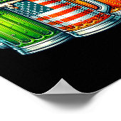 Irish Beer Ireland St Patricks Day Drinking Party  ポスター (角)