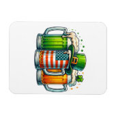 Irish Beer Ireland St Patricks Day Drinking Party マグネット (横)