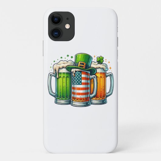 Irish Beer Ireland St Patricks Day Drinking Party Case-Mate iPhoneケース (裏面)