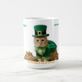 Irish Best Cat Mom in the World コーヒーマグカップ (中央)