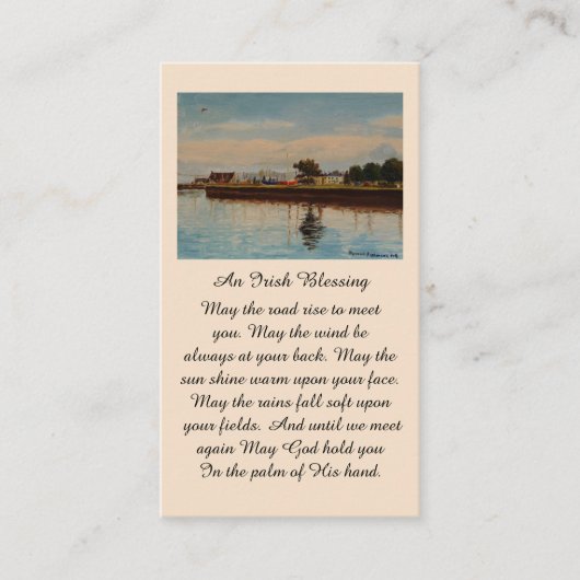 Irish Blessing Boats at Dry Dock  名刺 (正面)