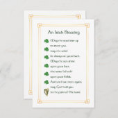 Irish Blessing Memorial Card (正面/裏面)