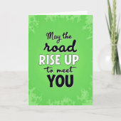 Irish Blessing Road Rise Up カード (正面)