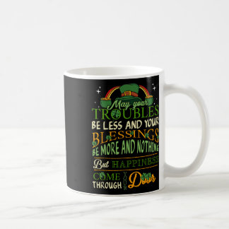 Irish Blessing St Patricks Day Leprechaun Rainbow  コーヒーマグカップ