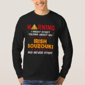 Irish Bouzouki Joke Graphic Tシャツ (正面)