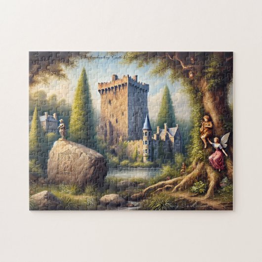 Irish Castle with Hidden Fairies Historic Landmark ジグソーパズル (横)