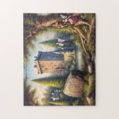 Irish Castle with Hidden Fairies Historic Landmark ジグソーパズル (縦)