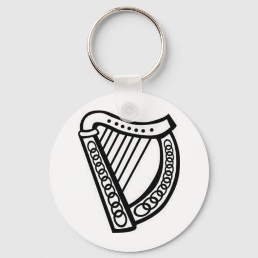 Irish/Celtic Harp Symbol of Irleand キーホルダー (正面)