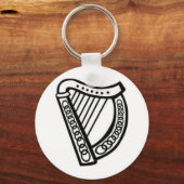 Irish/Celtic Harp Symbol of Irleand キーホルダー (正面)