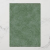 Irish Celtic Knot Wedding 箔招待状 (裏面)