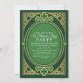 Irish Celtic St. Patrick's Day Party 招待状 (正面)