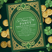Irish Celtic St. Patrick's Day Party 招待状