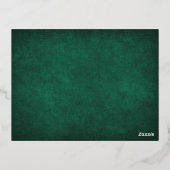 Irish Celtic St Patricks Save the Date Card 箔シーズンポストカード (裏面)