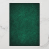 Irish Celtic St Patricks Wedding 箔招待状 (裏面)