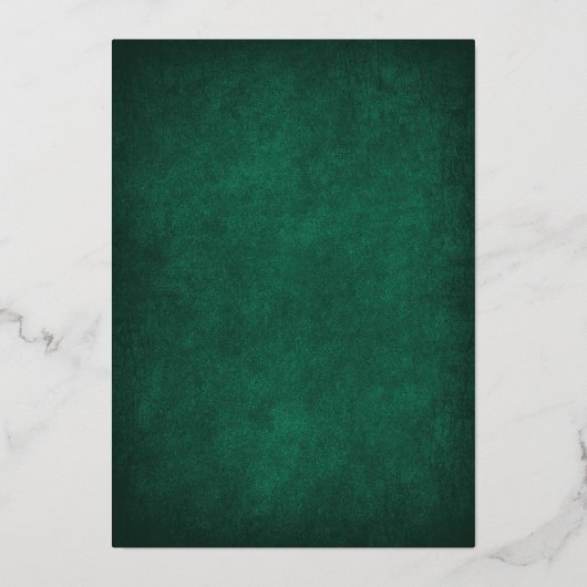 Irish Celtic St Patricks Wedding 箔招待状 (裏面)