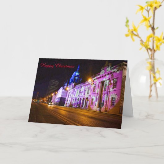 Irish Christmas Card カード (黄色い花)