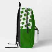 Irish Clover Pattern Backpack プリントバックパック (左)