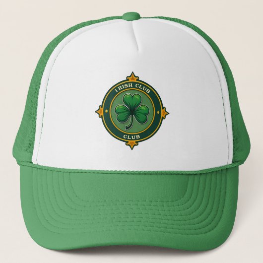 Irish Club St Patrick’s Day Shirt – boné キャップ (正面)