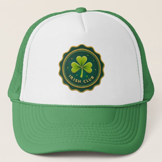 Irish Club St Patrick’s Day Shirt – boné キャップ (正面)