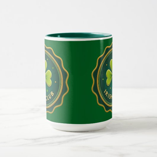 Irish Club St Patrick’s Day Shirt – caneca マグカップ (中央)
