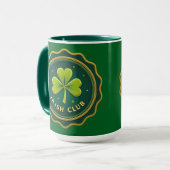 Irish Club St Patrick’s Day Shirt – caneca マグカップ (正面左)