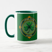 Irish Club St Patrick’s Day Shirt – caneca マグカップ (左)