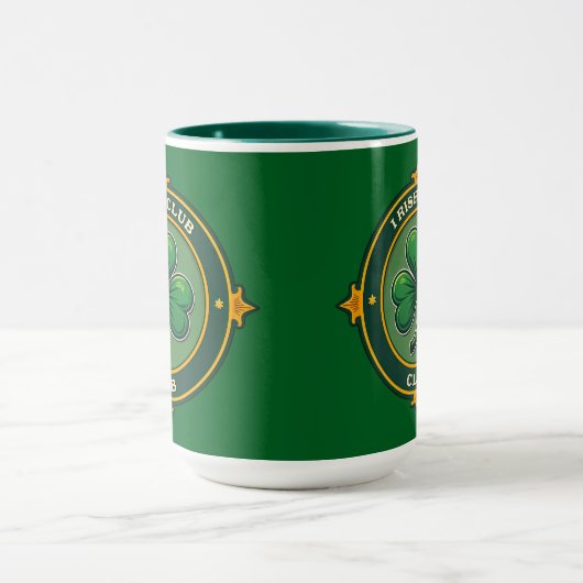 Irish Club St Patrick’s Day Shirt – caneca マグカップ (中央)