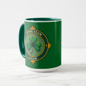 Irish Club St Patrick’s Day Shirt – caneca マグカップ (正面左)