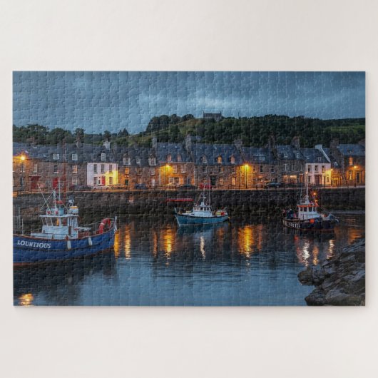 Irish Coastal Harbor Town Jigsaw Puzzle ジグソーパズル (横)