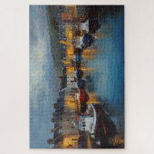 Irish Coastal Harbor Town Jigsaw Puzzle ジグソーパズル (縦)