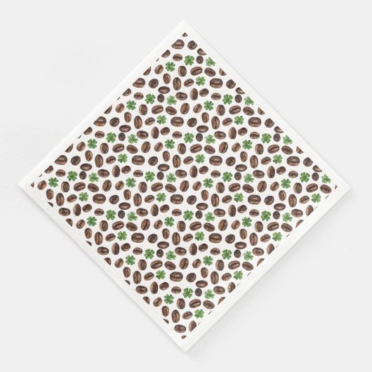 Irish Coffee Beans and Shamrocks Funny Design (コーナー)