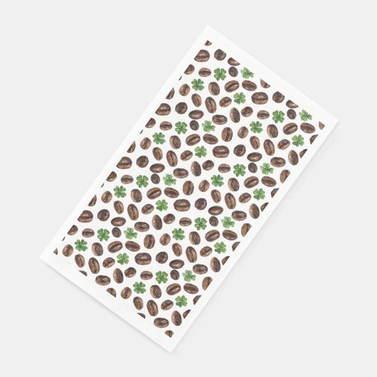 Irish Coffee Beans and Shamrocks Funny Design (コーナー)