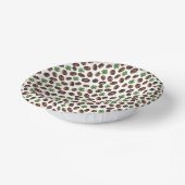 Irish Coffee Beans and Shamrocks Funny Design ペーパーボウル (傾斜あり)
