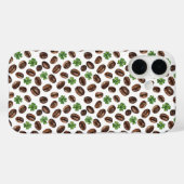 Irish Coffee Beans and Shamrocks Funny Design Case-Mate iPhoneケース (裏面 (横))